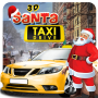 3D Santa Taxi Drive