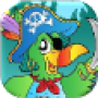 Pirate Parrot. Treasure hunt