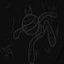Tableau noir ninja icon