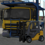 Forklift Cargo Truck Transport