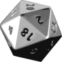 D20 DnD Rodillo de dados icon