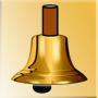 Cloche de lécole et alarme icon