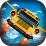 Flying School Bus Driving 3D