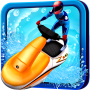 Bateau à moteur 3D icon