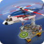 Carga de helicóptero de petróleo offshore icon