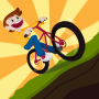 2D Hill Bicycle Climb Racing