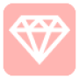 jóias pastel K icon