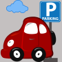 Парковка автомобіля витягнута 2D icon