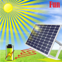 Broma del cargador de batería solar icon