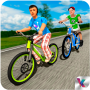 Kids Bicycle Rider School Race