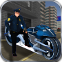 Sci-Fi Police Bike Crime Chase