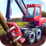 Forest Harvester Tractor 3D - Woodcutting