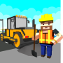 Blocky Highway Road Building