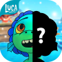 Luca and Alberto puzzle cartoon game