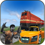 Car and Train Zombie Shooting Adventure Runner