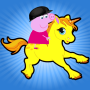 Chica y el cerdo icon