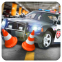 Juegos policiales: estacionamiento de autos en 3D icon