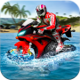 Water Surfer Moto Bike Race