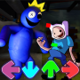 FNF Rainbow Friend vs Finn Mod