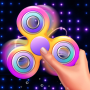 Neon Fidget Spinner Simulator - Hand Spinner Games