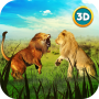 Lion Fighting: juego de lucha contra la furia animal icon
