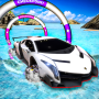 Incredible Water Surfing Hero 3D: Car Racing Game