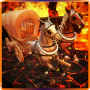 Cowboy Horse Cart Lava Tracks – Buggy Driving Sim