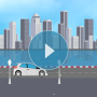 Fundos animados da paisagem urbana icon
