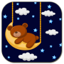 Dormir oso de peluche icon