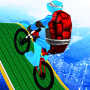 Ninja Hero BMX Bicycle Rider: Tortuga acrobacias icon