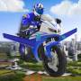 Futuristic Flying Moto Racing