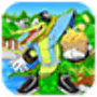 Ejecutar Crocodile Run 3-free icon