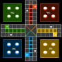 Ludo black : glow ludo offline