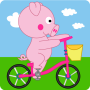 Peppie Pig Bike Racing Games