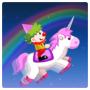 Clown circus Unicorn Rainbows