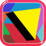 Rompecabezas de bloques triangulares de filtros Polarr icon