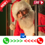 Appel de? Père Noël - Faux appel et simulation de chat Simulation d'appel et de chat du icon
