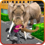 3D Wild Elephant - City Rampage