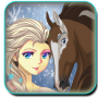 ice princess with horse adventure games