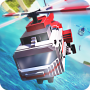 Mr. Blocky Police Helicopter Cops