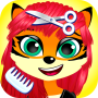 Animaux salon de coiffure icon