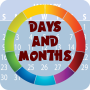 Tarjetas de días y meses icon