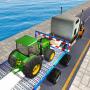 Tractor Cargo Ship Transport