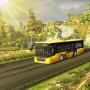 Hill climb bus driving : mountain bus simulator