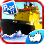 Stationnement de sauvetage de bateau de brise-glace icon