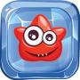 Cute Monster cartoon jumping to collect stars