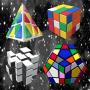 Magic Cubes of Rubik and 2048