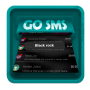 Rock noir SMS Art icon
