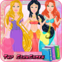 Princess stories dressup game