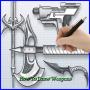Cómo dibujar arma icon